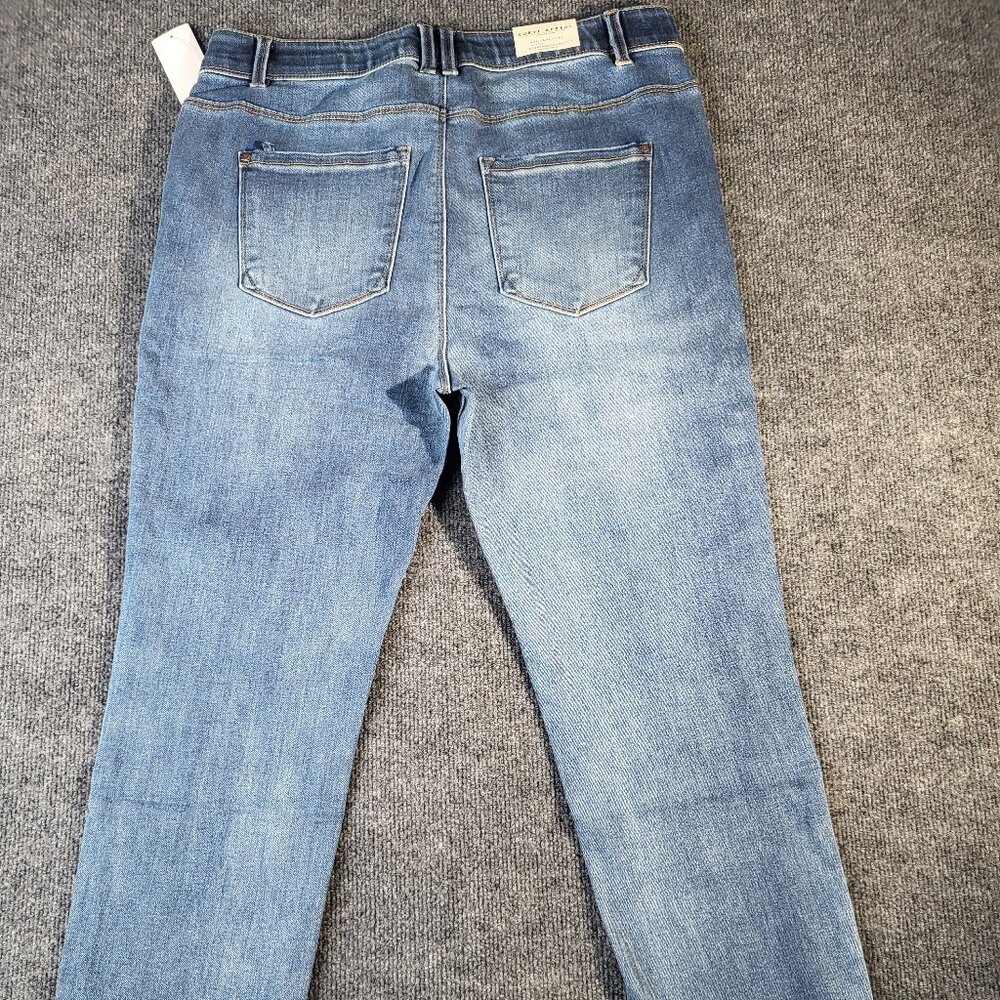 Curve Appeal Women's Jeans Size 14 Nicki High Rise Skinny Capri 14/32 - Picture 8 of 12